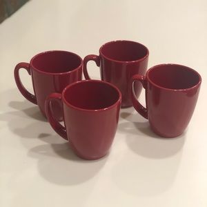 Red Corelle Mugs